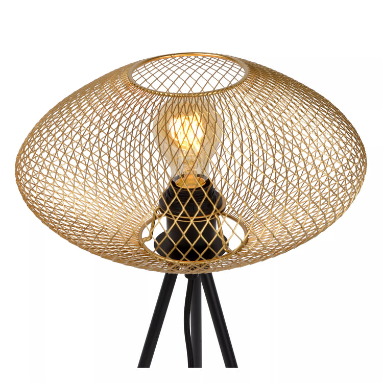Slade Gold Mesh Table Lamp - Future Light - LED Lights South Africa