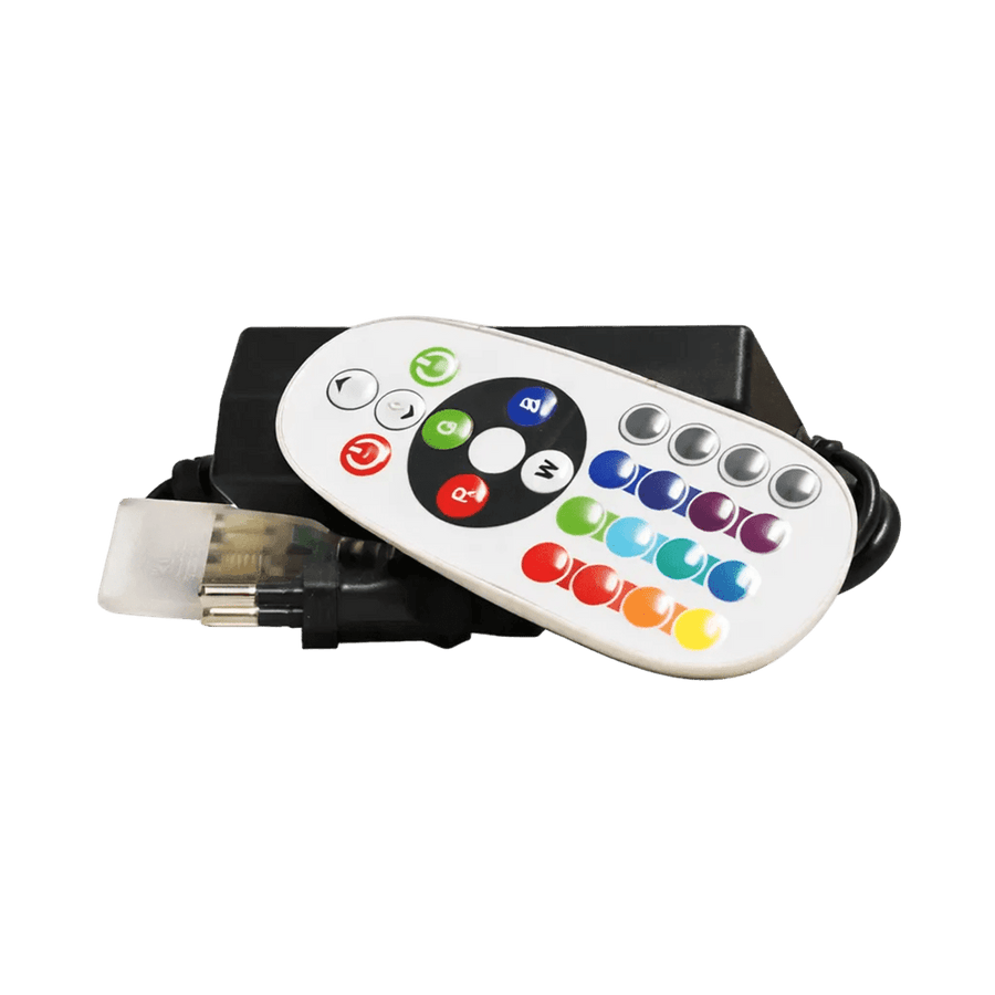 230V LED Strip Light - RGB Power Supply/Controller with Remote — 1254 × 1254 transparent product image