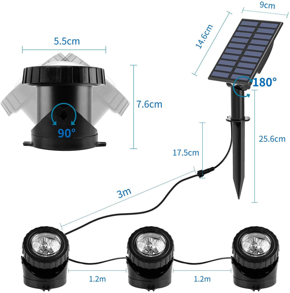 Solar RGB Pond Light Kit (Launch Special) - Future Light - LED Lights South Africa