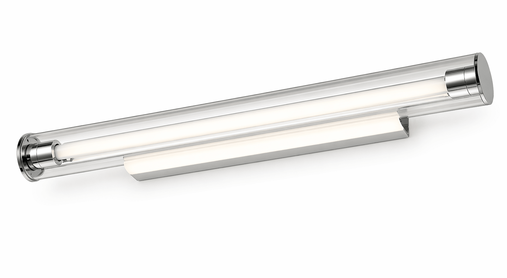 13W LED Linear Ceiling Light - Satin Nickel | Future Light