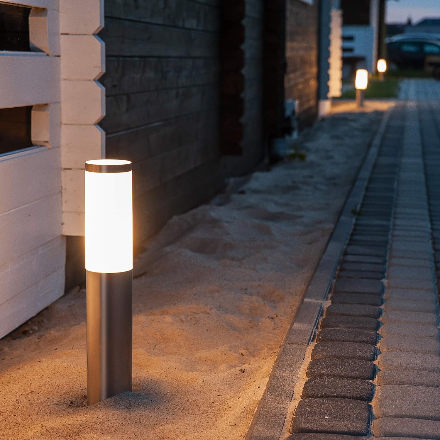 450mm Stainless Steel Bollard - Future Light - LED Lights South Africa