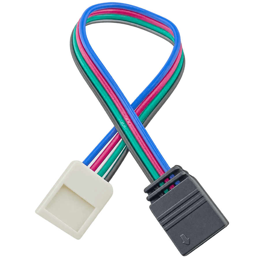RGB LED Strip Light Connectors (4-pin to snap) — 1254 × 1254 transparent product image