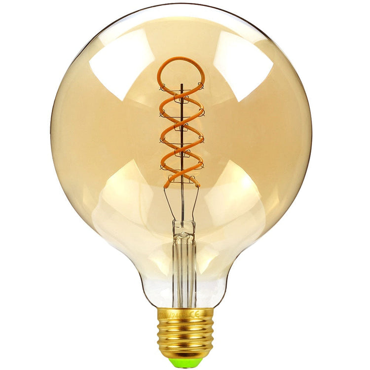 LED Bulb - Amber LED Filament Opalina G125 (Dimmable) - Future Light - LED Lights South Africa