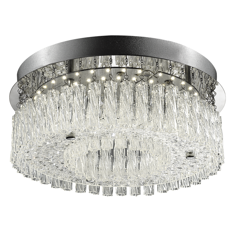 Hamish Chrome & Crystal LED Ceiling Light - Future Light - LED Lights South Africa