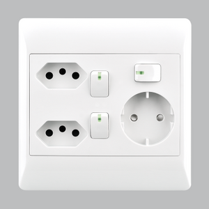 EPL White Socket - 2 x New RSA Sockets + Schuko (Launch Special) - Future Light - LED Lights South Africa