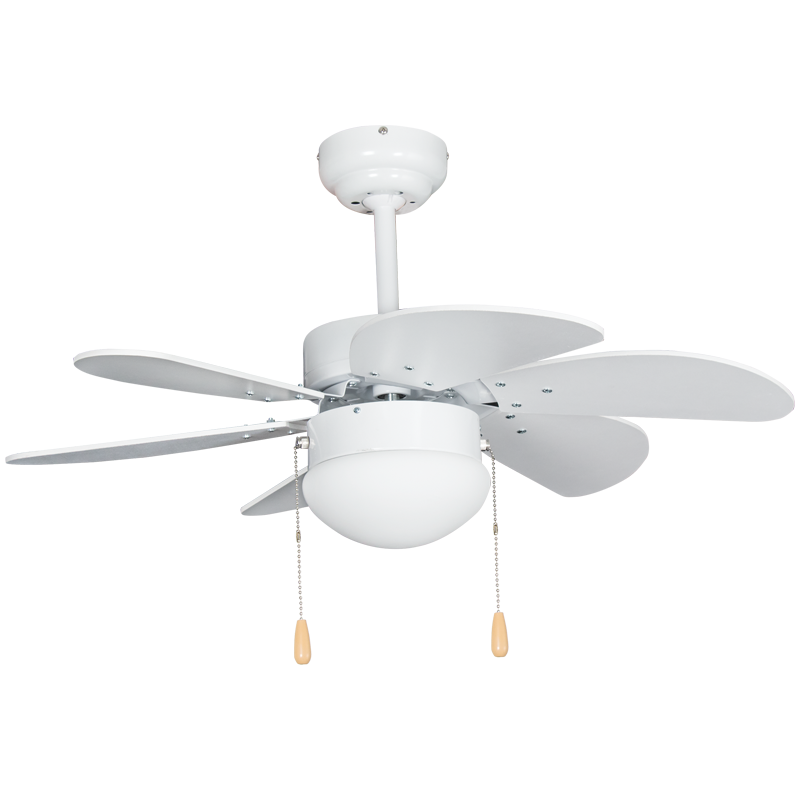 6 Blade White Ceiling Fan - Future Light - LED Lights South Africa