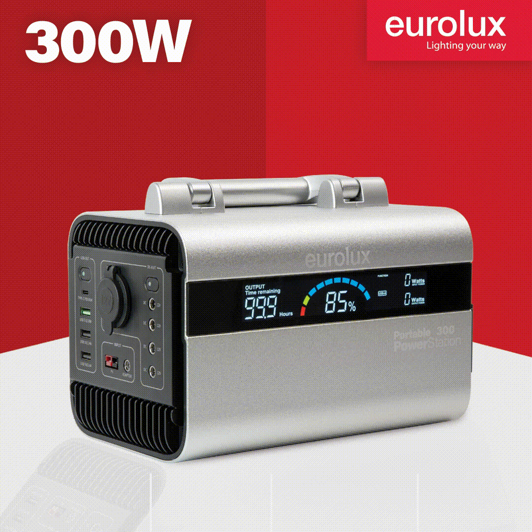 Eurolux - 300W Portable Power Station - Future Light - LED Lights South Africa