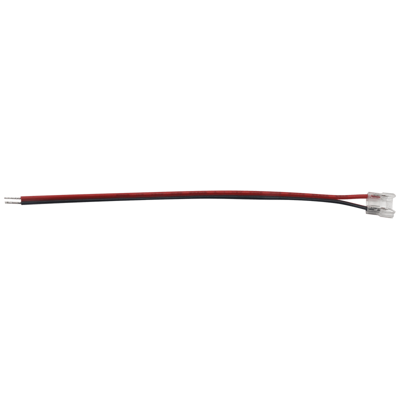 150mm lead cable for connecting 24V COB strip lights to power supply, featuring compact connectors.