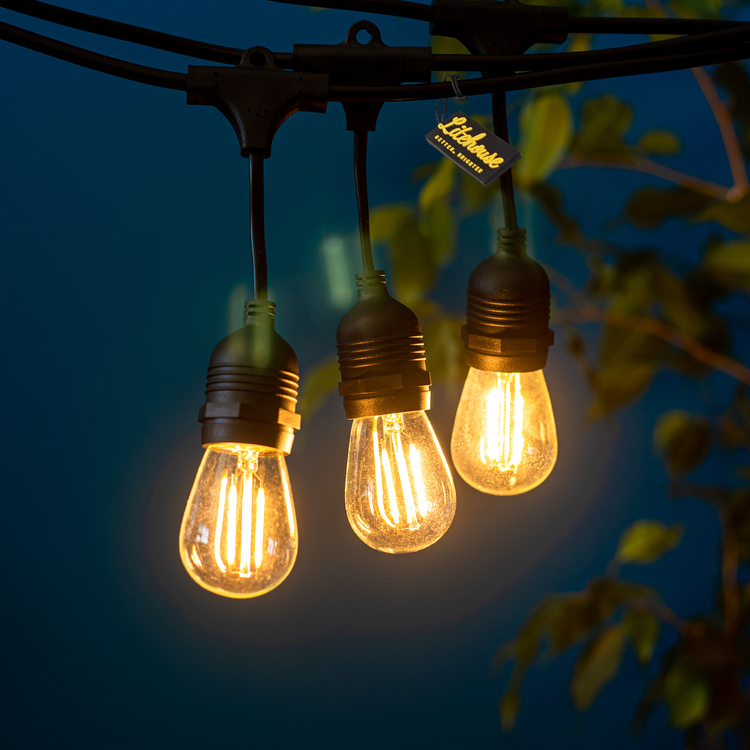 Litehouse LED Festoon Traditional Outdoor Bulb String Lights - Future Light - LED Lights South Africa