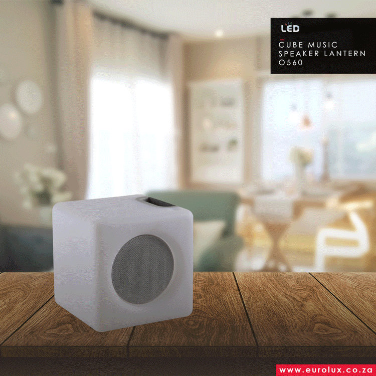 Cube Bluetooth Speaker with LED Light (Launch Special) - Future Light - LED Lights South Africa