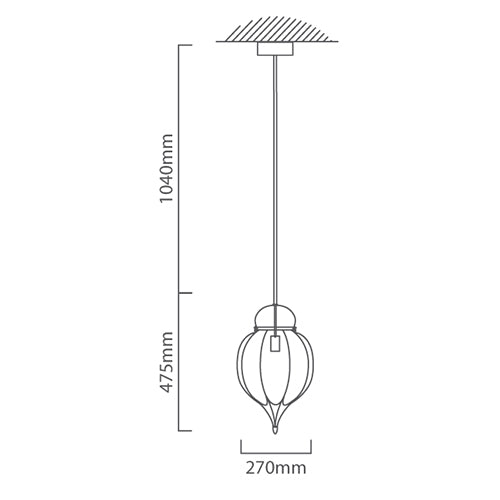 Arabia Glass Pendant Light (Launch Special) - Future Light - LED Lights South Africa