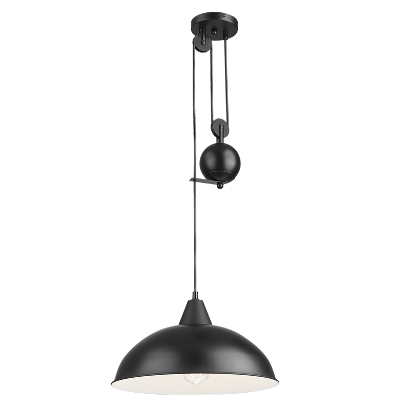 Colchester Black Pulley Pendant Light (Launch Special) - Future Light - LED Lights South Africa