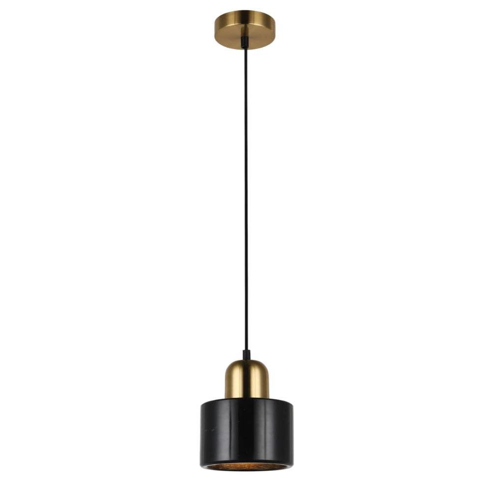 Cannon Black & Gold Marble Pendant Light (Launch Special) - Future Light - LED Lights South Africa
