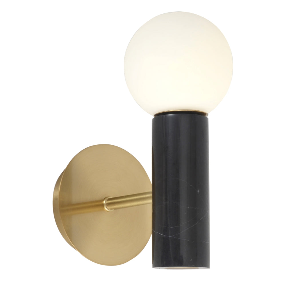 Ollie Black Marble Wall Light - Future Light - LED Lights South Africa