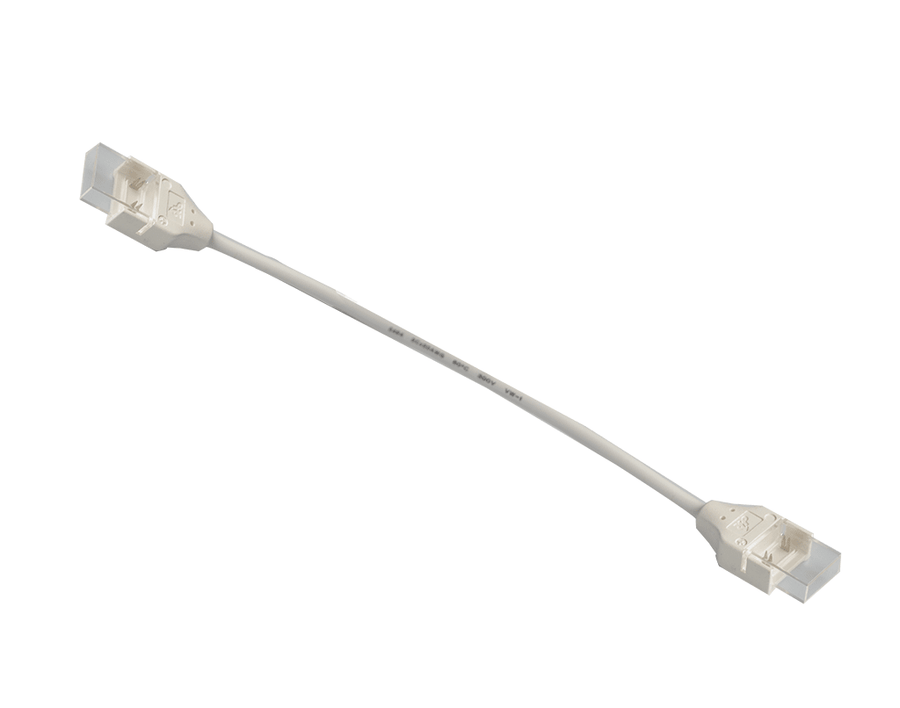 Dyce RGB LED Strip to Strip Connector, 10mm width, featuring two connection ends for easy RGB strip connections.