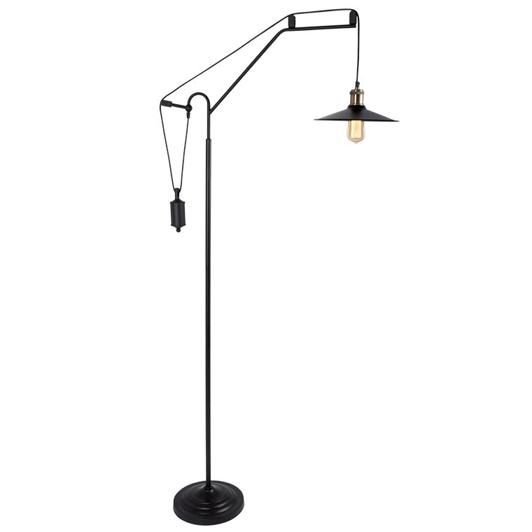 Bonza Bay Black & Brass Floor Lamp (Launch Special) - Future Light - LED Lights South Africa