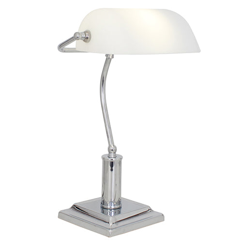 Chrome Bankers Table Lamp - Future Light - LED Lights South Africa