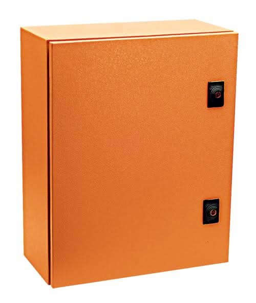 M.Steel Orange Enclosure IP65 Weatherproof - SKU MB-2520D140-O