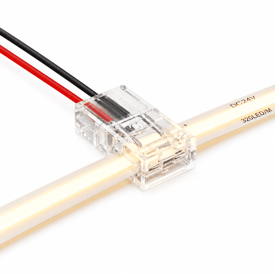 8mm Strip to Wire Side Connector - 10 Pack