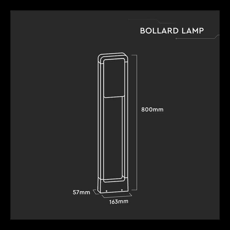 10W Aluminium LED Bollard IP65 - Future Light - LED Lights South Africa