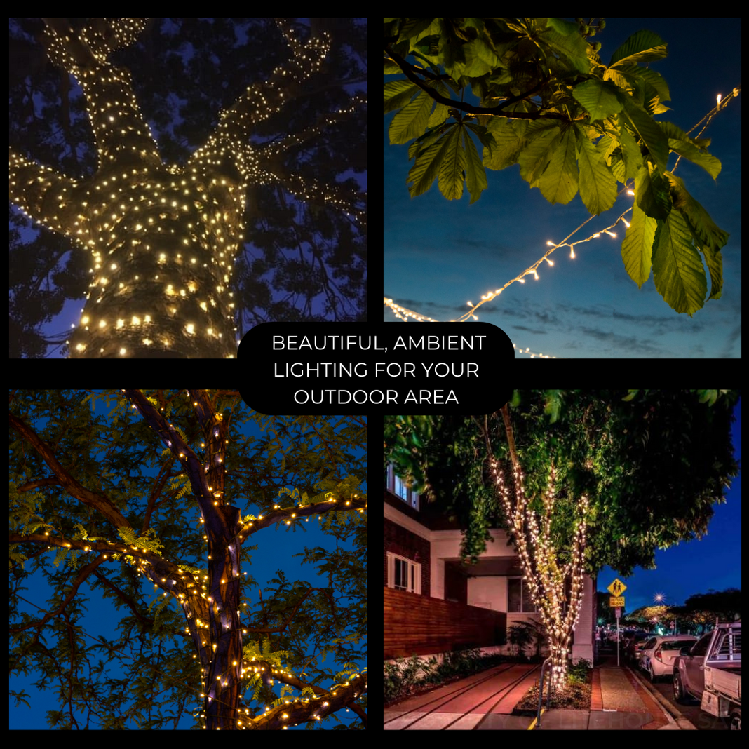 Warm White Solar Fairy Lights - 20 Meters - Future Light - LED Lights South Africa