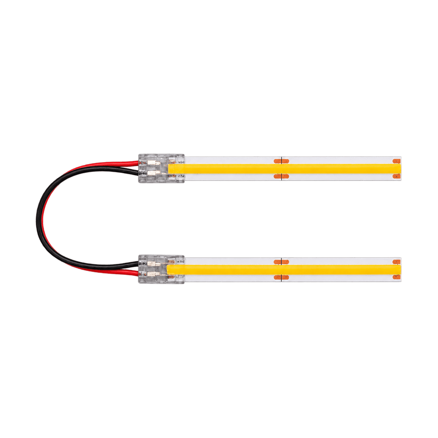 Fast 2-Way Connector with 10cm Cable for 8mm LED Strip - transparent background