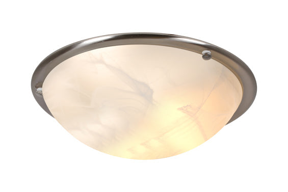 Roma Satin Chrome Ceiling Light 400mm - Future Light - LED Lights South Africa