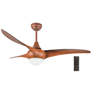 Steel and Acrylic LED Ceiling Fan with Wood Finish - Future Light - LED Lights South Africa