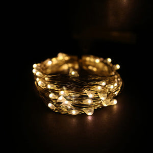 LED Copper Fairy Lights - 5 Meter / Battery Operated - Future Light - LED Lights South Africa