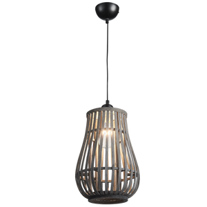Metal and Rattan Pendant 230mm - Future Light - LED Lights South Africa