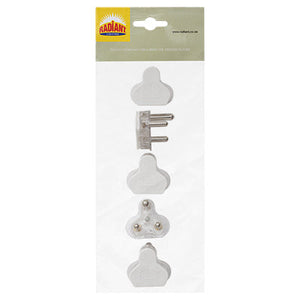 16A Plug Top White - 5 Pack - Future Light - LED Lights South Africa