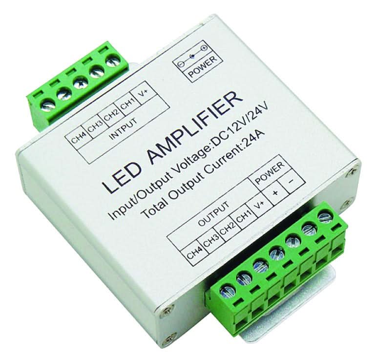 LED Strip Light - RGBW Repeater-Amplifier 6A/Ch