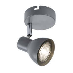 1 Light Grey Ceiling Spotlight - Future Light - LED Lights South Africa