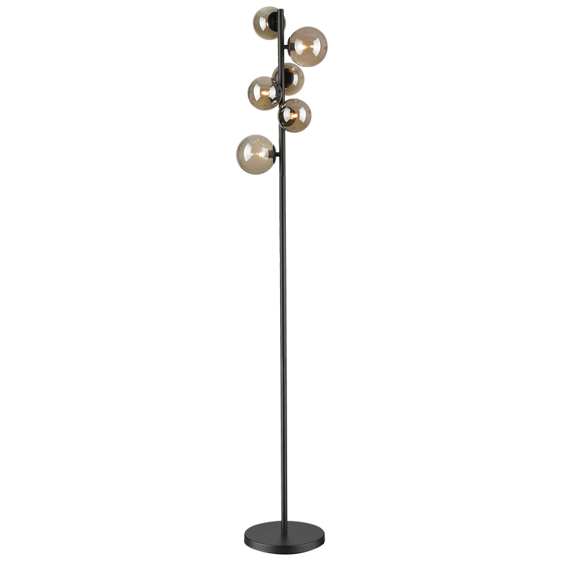 Floor Lamp with Smoke Colour Glass SL401 - Future Light - LED Lights South Africa