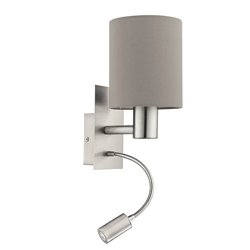 Pasteri Wall Light 2 Light Taupe - Future Light - LED Lights South Africa