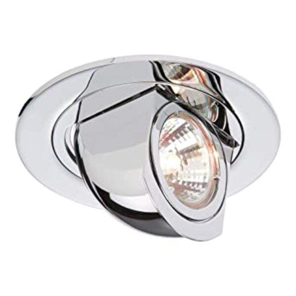 Downlight Holder - Chrome Tilt & Rotate - Future Light - LED Lights South Africa