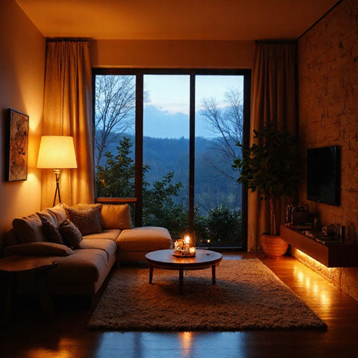 How can I use lighting to enhance the ambiance of my home?
