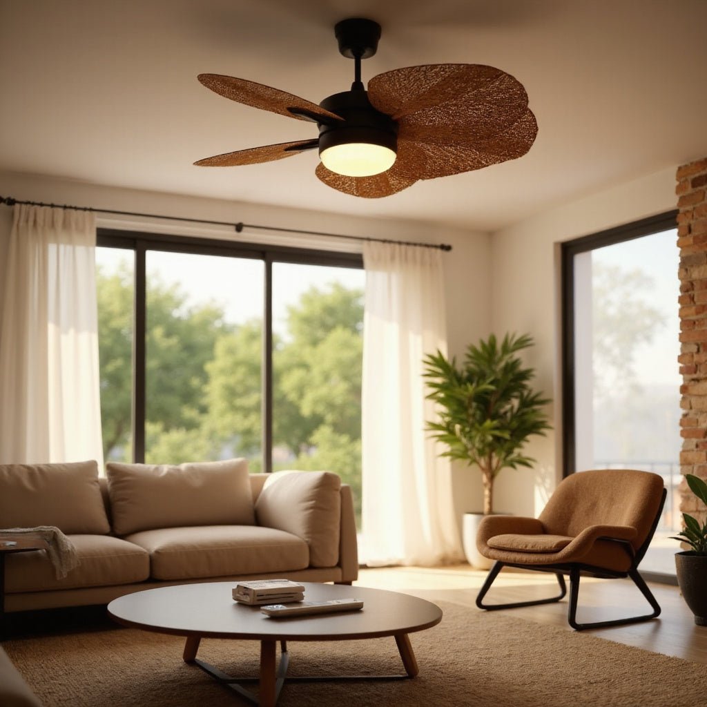 "energy efficient smart ceiling fans with remote control"