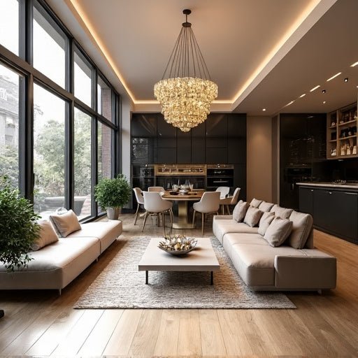 modern chandeliers to elevate East London living spaces