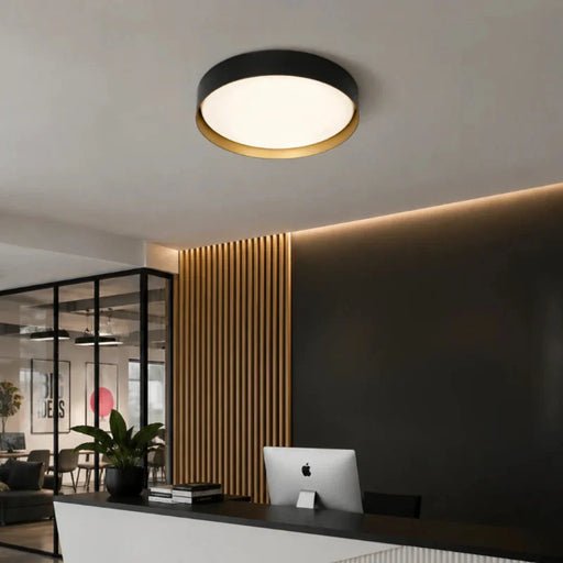 Spazio black pendant light for a modern South African kitchen island