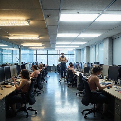 How to Upgrade Old Fluorescent Lighting in Call Centres to Modern LED Systems