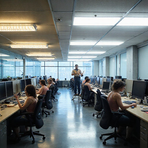 How to Upgrade Old Fluorescent Lighting in Call Centres to Modern LED Systems