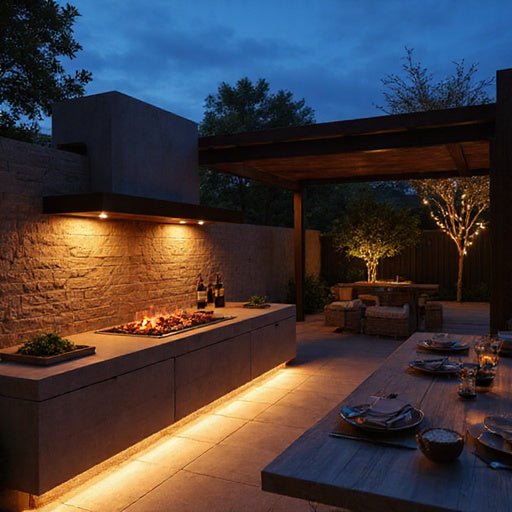 accent lighting ideas to elevate your outdoor braai area