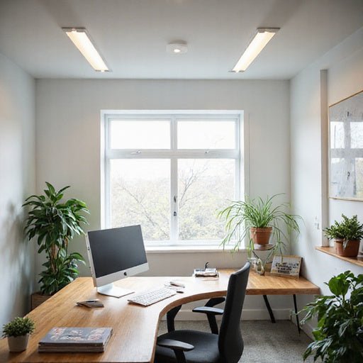 How to brighten your home office with LED fluorescent lights