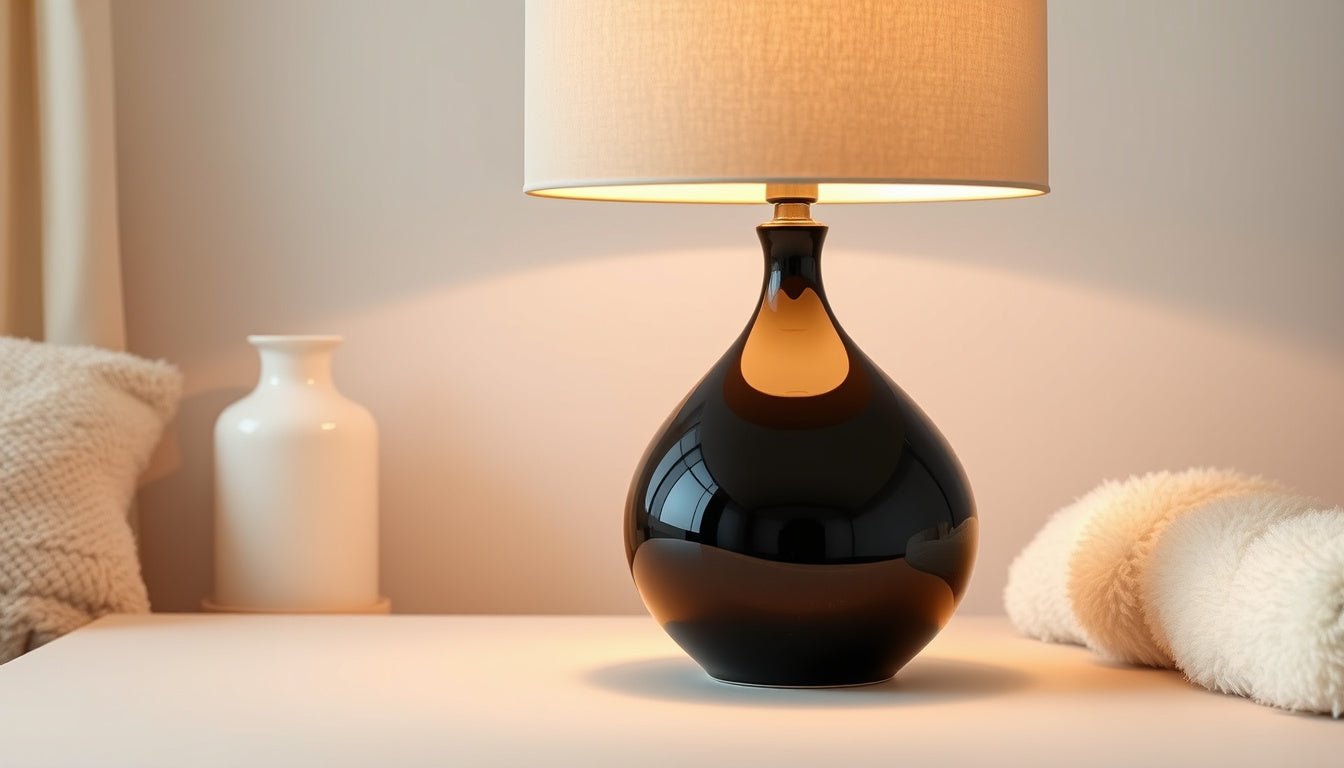 Illuminate Your Space: The Allure of Black Ceramic Table Lamp Bases