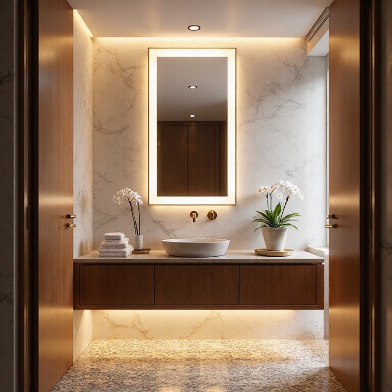 bathroom mirrors with lights