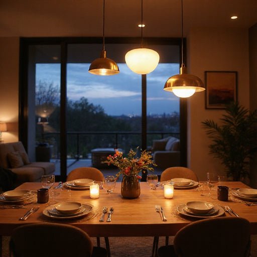 pendant lighting choices to elevate your dining room ambiance