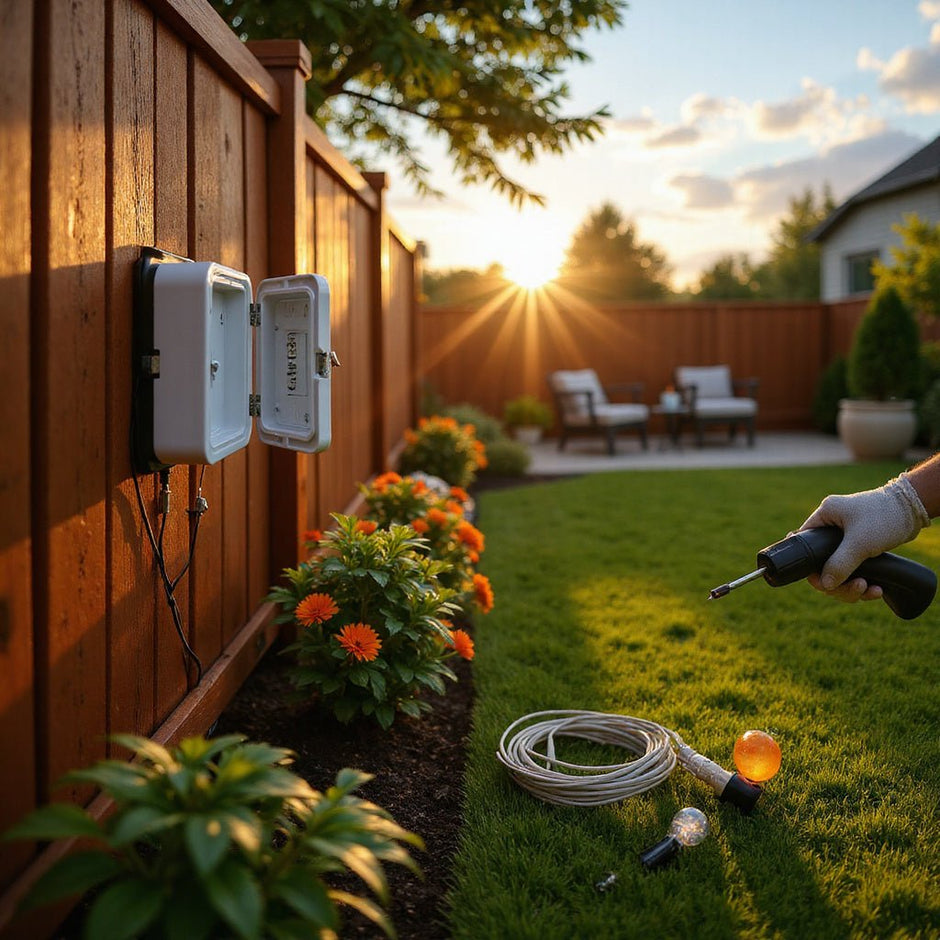 How to Safely Install Waterproof Plug Boxes for Outdoor Lighting