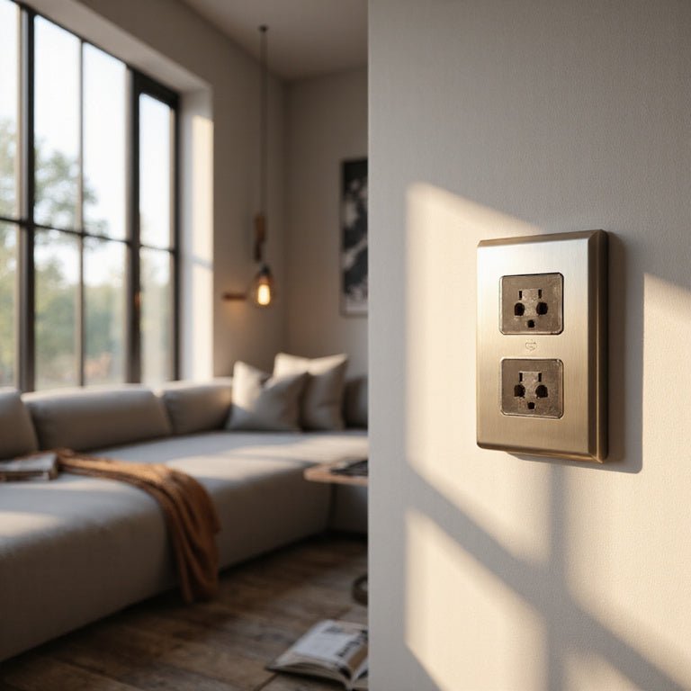 modern electrical plugs and switches