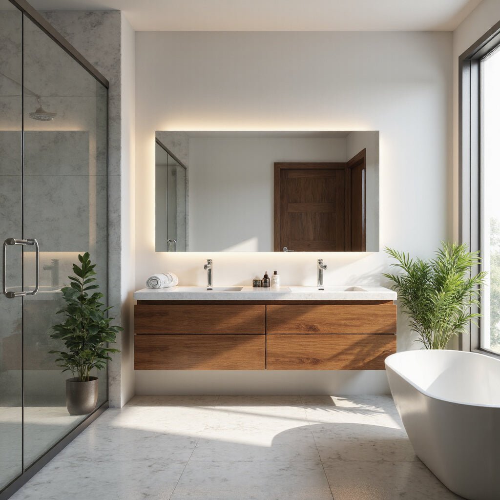 best energy efficient LED vanity mirror lights for bathrooms